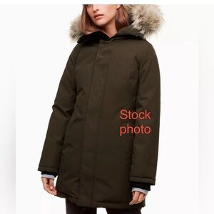 Aritzia TNA golden haven parka